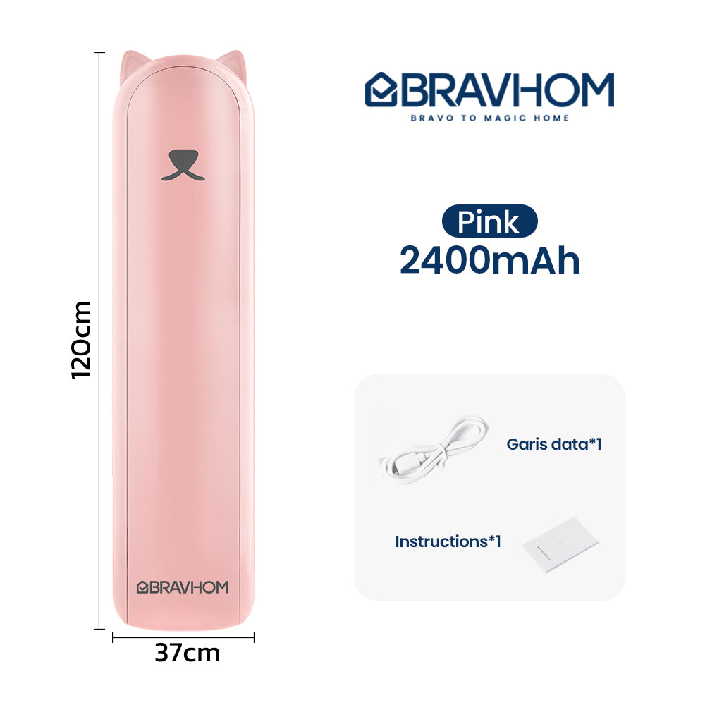 BravHom Power Bank Spray Fan BL-FN34 BravHom Power Bank Spray Fan BL-FN34 BravHom  Kadonio Smart Home