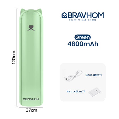 BravHom Power Bank Spray Fan BL-FN34 BravHom Power Bank Spray Fan BL-FN34 BravHom  Kadonio Smart Home