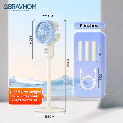 (COD)Bravhom Kipas Angin Berdiri 3IN1 Dinding Aromaterapi Waktu 3-8 Jam Kipas Angin (COD)Bravhom Kipas Angin Berdiri 3IN1 Dinding Aromaterapi Waktu 3-8 Jam Kipas Angin BravHom Official Store  Kadonio Smart Home