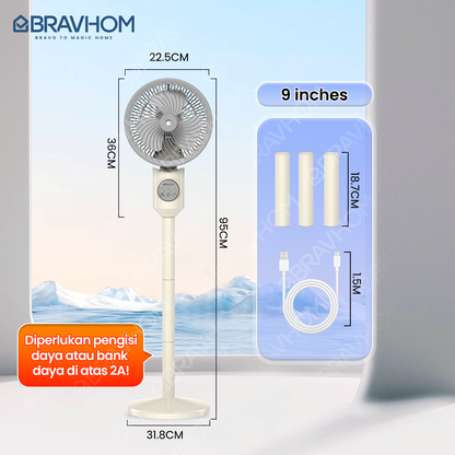 (COD)Bravhom Kipas Angin Berdiri 3IN1 Dinding Aromaterapi Waktu 3-8 Jam Kipas Angin (COD)Bravhom Kipas Angin Berdiri 3IN1 Dinding Aromaterapi Waktu 3-8 Jam Kipas Angin BravHom Official Store  Kadonio Smart Home