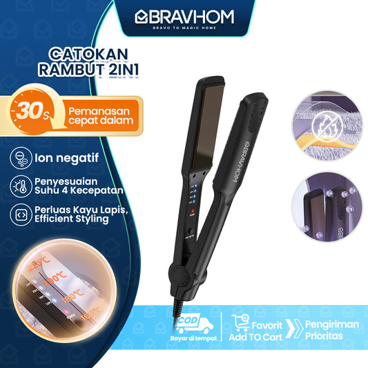(COD)Bravhom Catokan Rambut 2in Untuk Rambut Lurus Dan Keriting Belat MelebarPenyesuaian Suhu Empat Kecepatan Perawatan Rambut lon Negatif Meluruskan Kering Sisir Pria Curly Elektrik (COD)Bravhom Catokan Rambut 2in Untuk Rambut Lurus Dan Keriting Belat MelebarPenyesuaian Suhu Empat Kecepatan Perawatan Rambut lon Negatif Meluruskan Kering Sisir Pria Curly Elektrik BravHom  Kadonio Smart Home