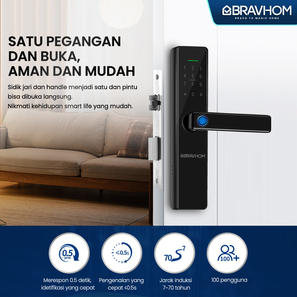 L621 L621 BravHom Smart Lock Kadonio Smart Home