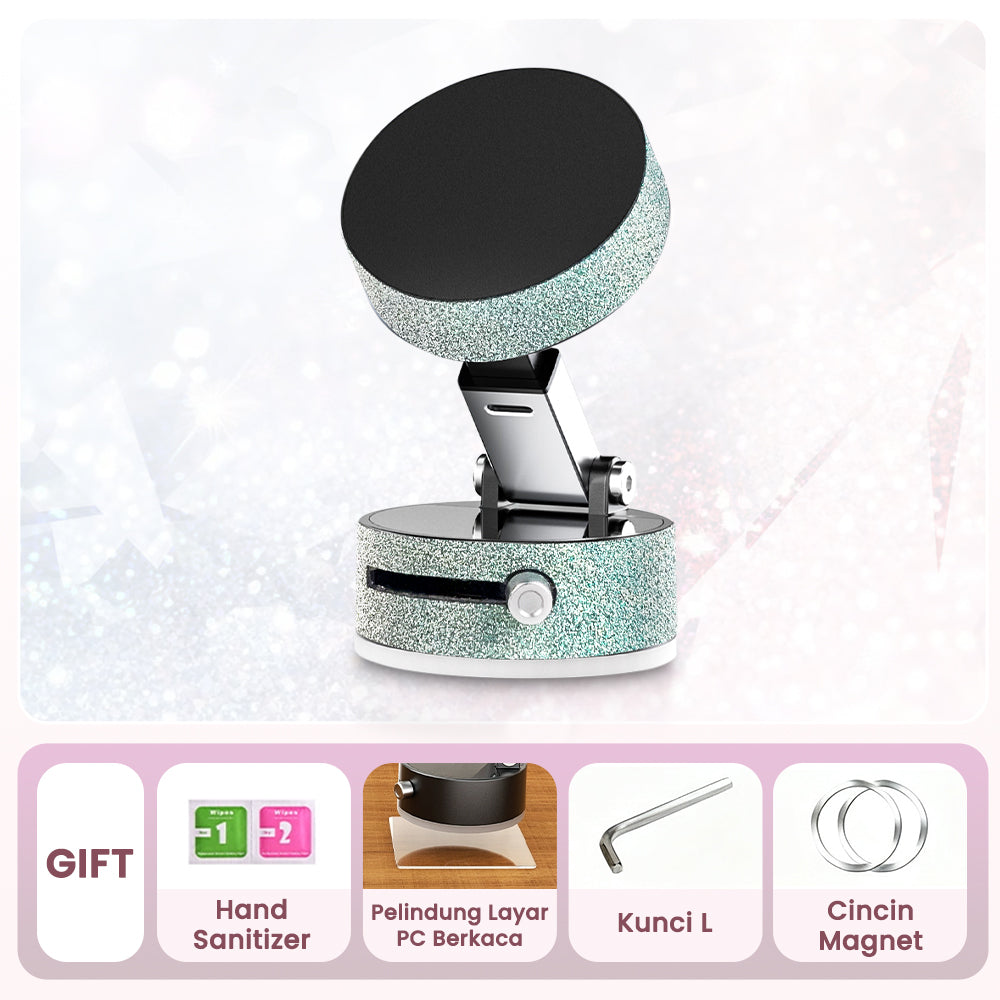 Bravhom Magnetic Vacuum Phone Holder Dudukan HP Magnetik Vakum Kuat - Mini Kokoh, Stabil untuk Meja, Tripod & Kerja Harian-PH01 Bravhom Magnetic Vacuum Phone Holder Dudukan HP Magnetik Vakum Kuat - Mini Kokoh, Stabil untuk Meja, Tripod & Kerja Harian-PH01 BravHom Official Store  Kadonio Smart Home