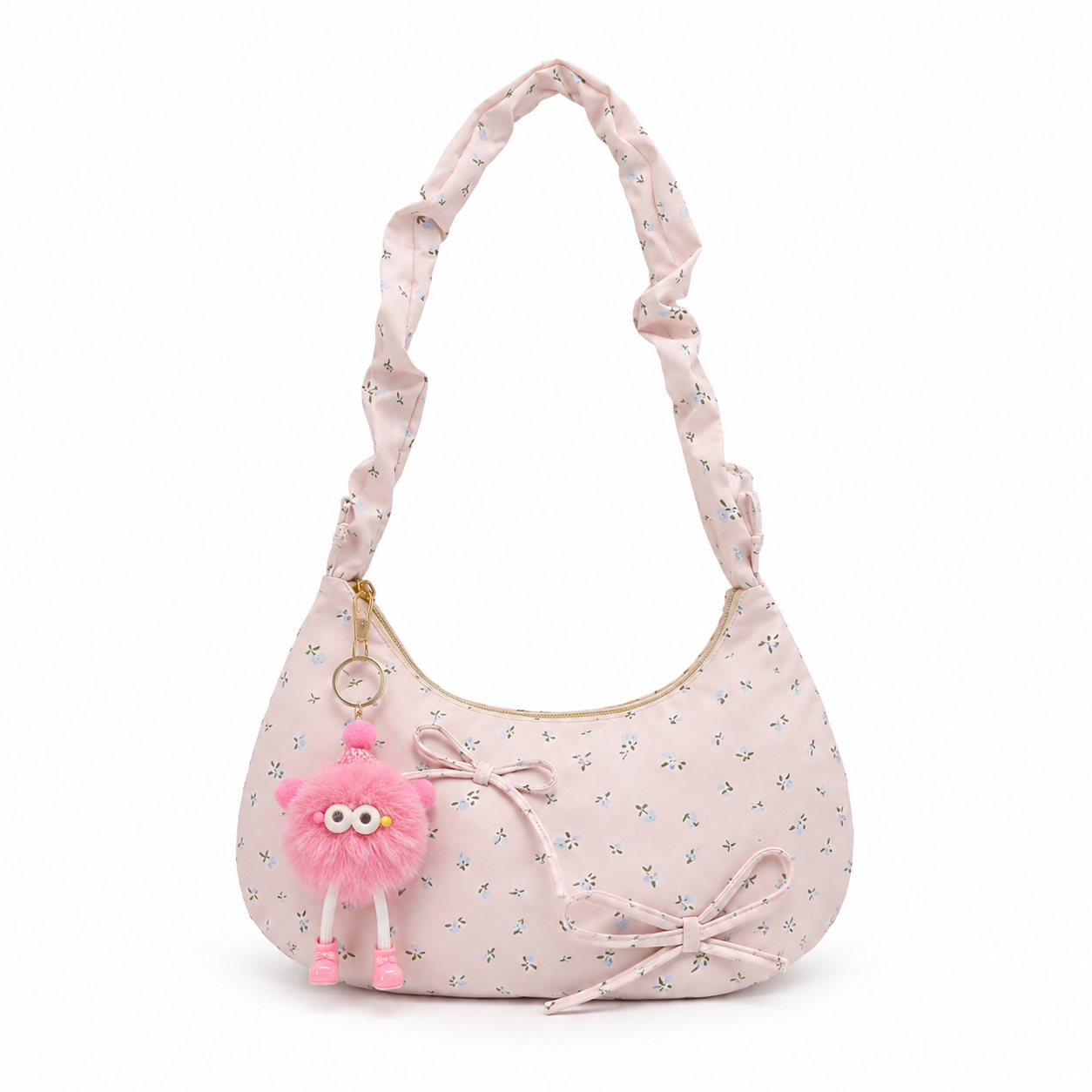 BRAVHOM Tas Hobo Bunga Pink Super Gemoy Gratis Charm Boneka Lucu I Tas Bahu Kanvas Manis Nyaman untuk OOTD Kuliah Hangout BRAVHOM Tas Hobo Bunga Pink Super Gemoy Gratis Charm Boneka Lucu I Tas Bahu Kanvas Manis Nyaman untuk OOTD Kuliah Hangout BravHom Official Store  Kadonio Smart Home