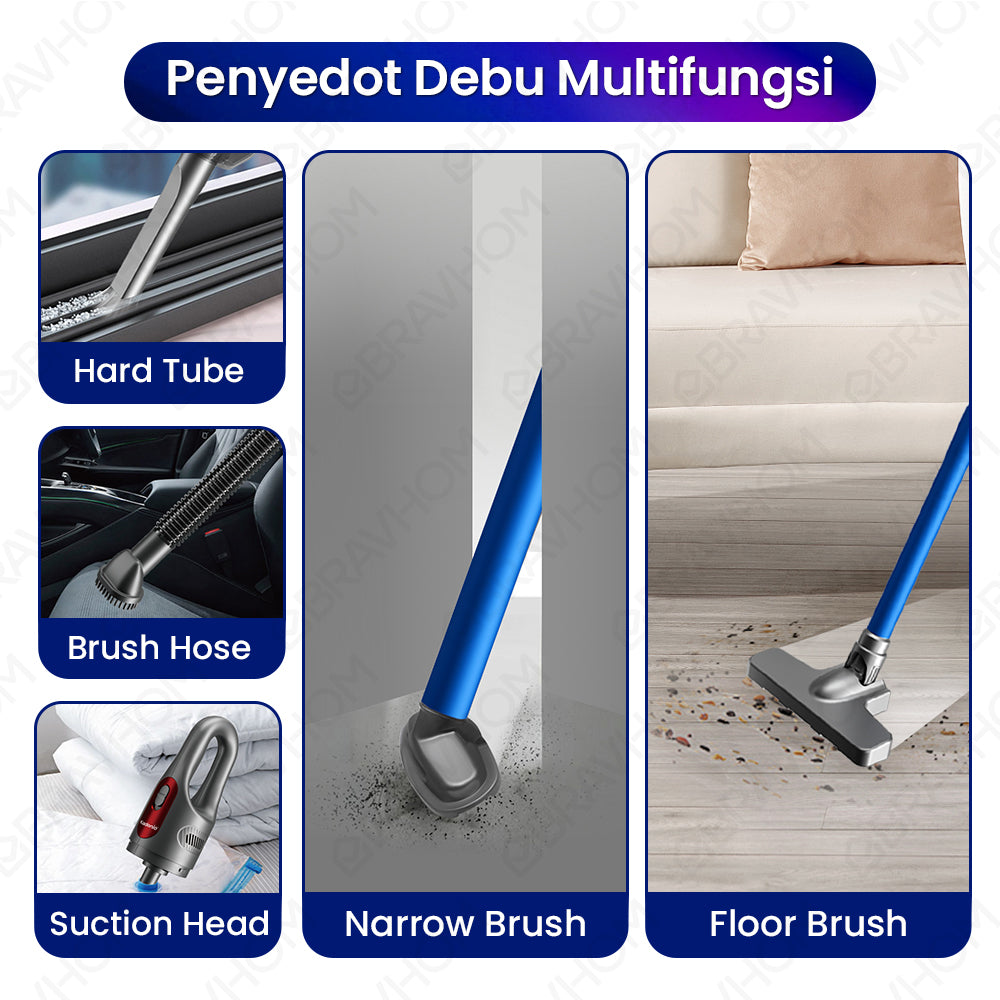 BravHom Vacuum Cleaner BL-VC97 Plus BravHom Vacuum Cleaner BL-VC97 Plus BravHom  Kadonio Smart Home
