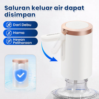 (COD)Bravhom Pompa Galon Electric DapatDilipat USB Dispenser Portable Galon AirElektrik (COD)Bravhom Pompa Galon Electric DapatDilipat USB Dispenser Portable Galon AirElektrik BravHom  Kadonio Smart Home