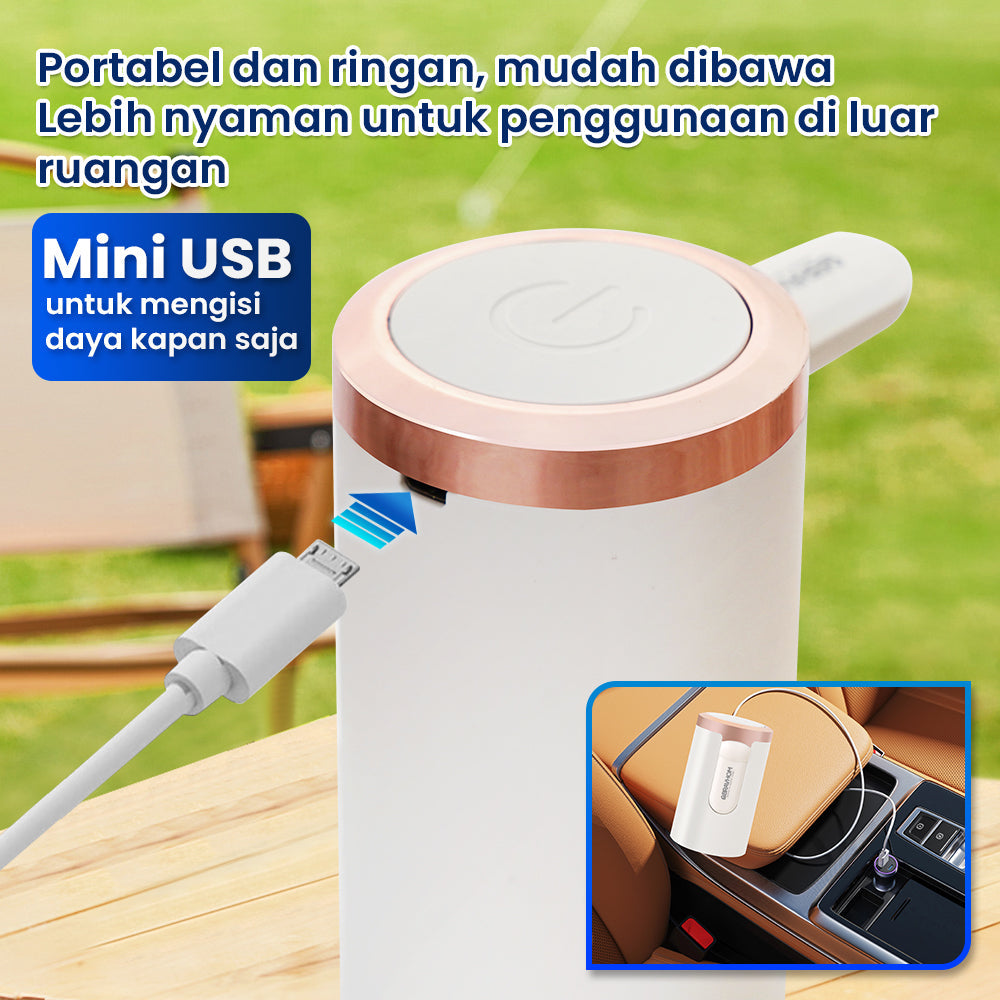 (COD)Bravhom Pompa Galon Electric DapatDilipat USB Dispenser Portable Galon AirElektrik (COD)Bravhom Pompa Galon Electric DapatDilipat USB Dispenser Portable Galon AirElektrik BravHom  Kadonio Smart Home