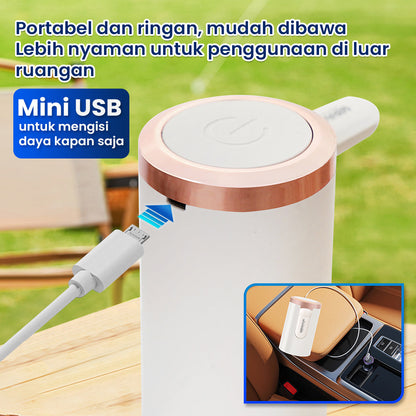 (COD)Bravhom Pompa Galon Electric DapatDilipat USB Dispenser Portable Galon AirElektrik (COD)Bravhom Pompa Galon Electric DapatDilipat USB Dispenser Portable Galon AirElektrik BravHom  Kadonio Smart Home