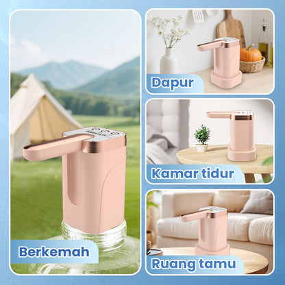 (COD)Bravhom Pompa Air Galon ElektrikOtomatis 2in1 Dapat Dilipat Dispenser Air Galon (COD)Bravhom Pompa Air Galon ElektrikOtomatis 2in1 Dapat Dilipat Dispenser Air Galon BravHom  Kadonio Smart Home