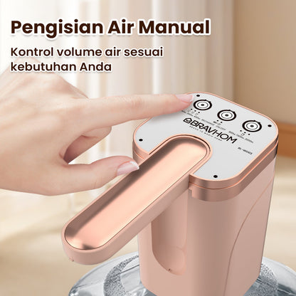 (COD)Bravhom Pompa Air Galon ElektrikOtomatis 2in1 Dapat Dilipat Dispenser Air Galon (COD)Bravhom Pompa Air Galon ElektrikOtomatis 2in1 Dapat Dilipat Dispenser Air Galon BravHom  Kadonio Smart Home