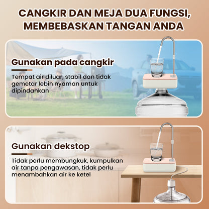 (COD)Bravhom 2in1 Pompa Air Ketel dan Mejadua Fungsi Dispenser Portable Galon AirElektrik (COD)Bravhom 2in1 Pompa Air Ketel dan Mejadua Fungsi Dispenser Portable Galon AirElektrik BravHom Official Store  Kadonio Smart Home