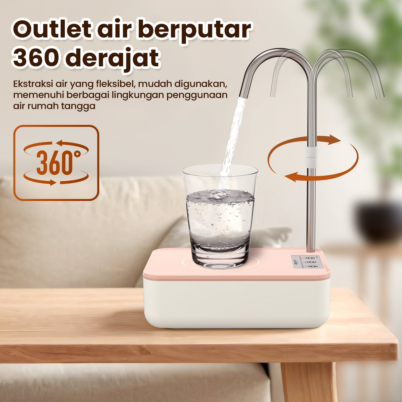 (COD)Bravhom 2in1 Pompa Air Ketel dan Mejadua Fungsi Dispenser Portable Galon AirElektrik (COD)Bravhom 2in1 Pompa Air Ketel dan Mejadua Fungsi Dispenser Portable Galon AirElektrik BravHom Official Store  Kadonio Smart Home