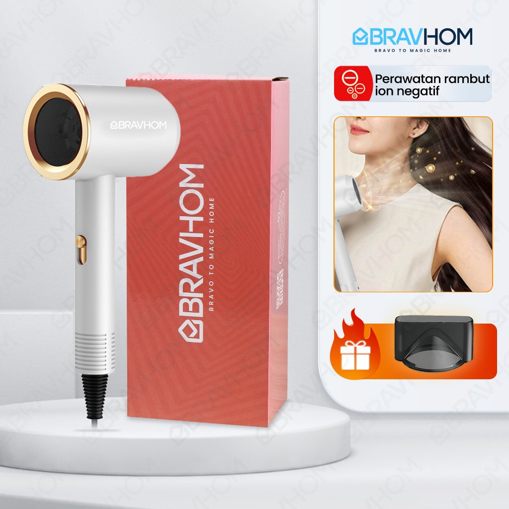 BravHom Hair Dryer BL-HD01 BravHom Hair Dryer BL-HD01 BravHom  Kadonio Smart Home