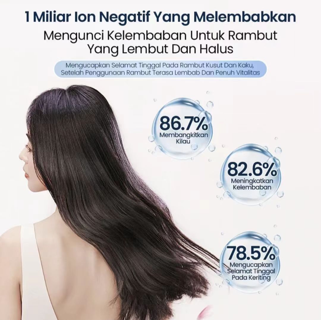 (COD)Bravhom Mesin Pengering Rambut 800w Terbaru Dengan Teknologi Negatif Ion Dan Sinar Biru, Edisi Terbatas Dengan Warna-Warna Khusus Macaron, Motor Cepat, Rendah Kebisingan, Perawatan Rambut Dengan Kelembapan Salon Kelas Atas hair dryer sakumini hair